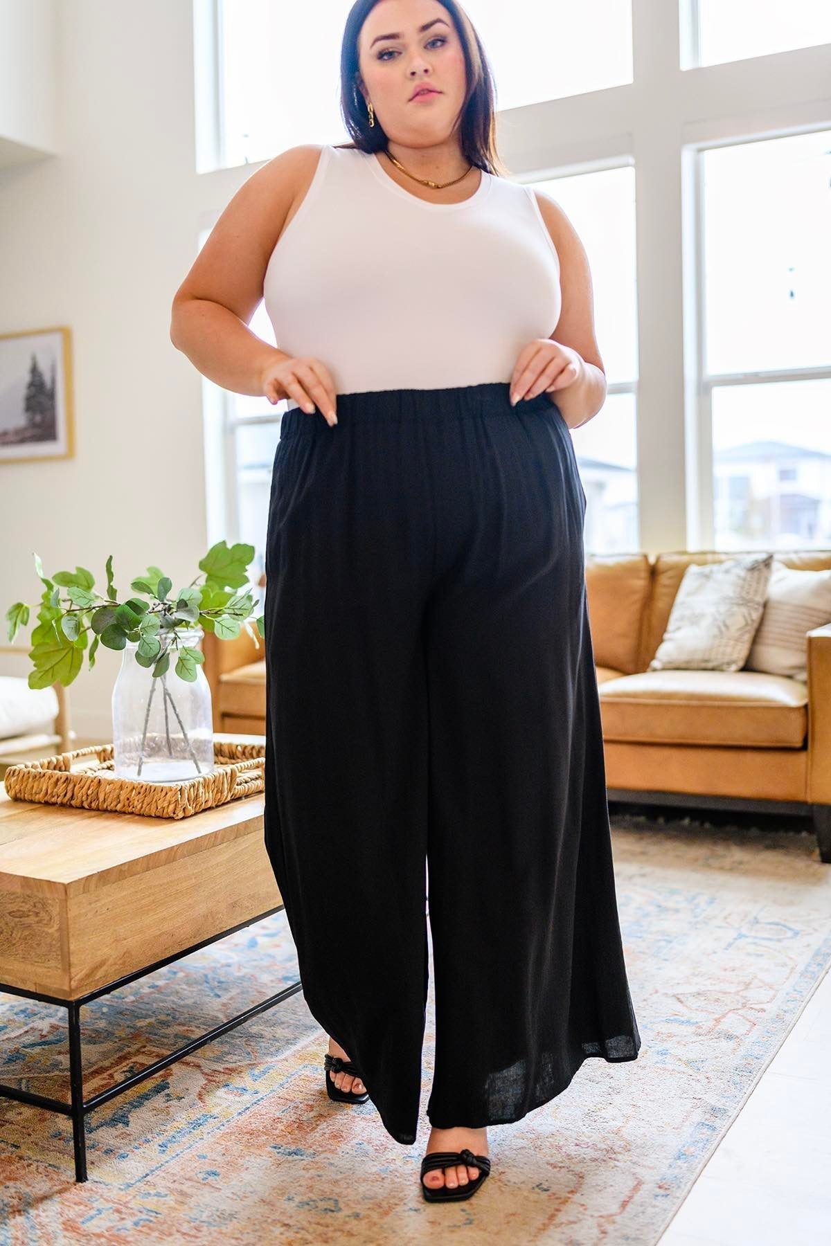 BREEZY WIDE LEG PANTS