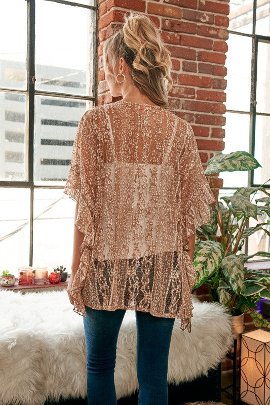 Sleeve Lace Cardigan