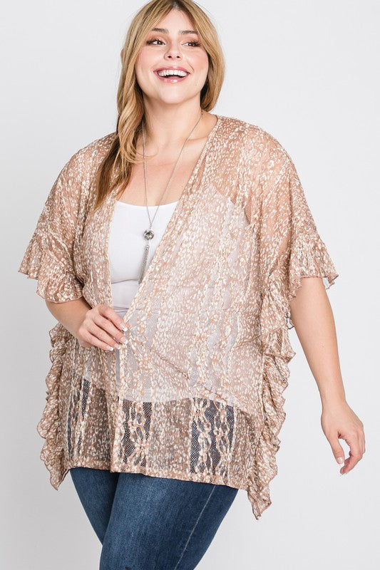 Sleeve Lace Cardigan