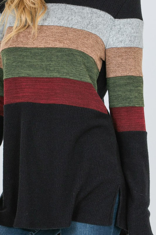 Long Sleeve Striped Shirt