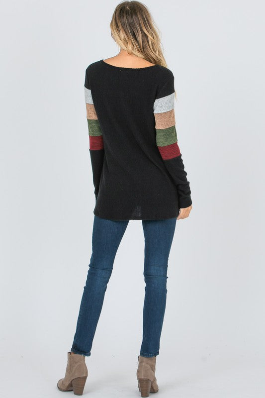Long Sleeve Striped Shirt