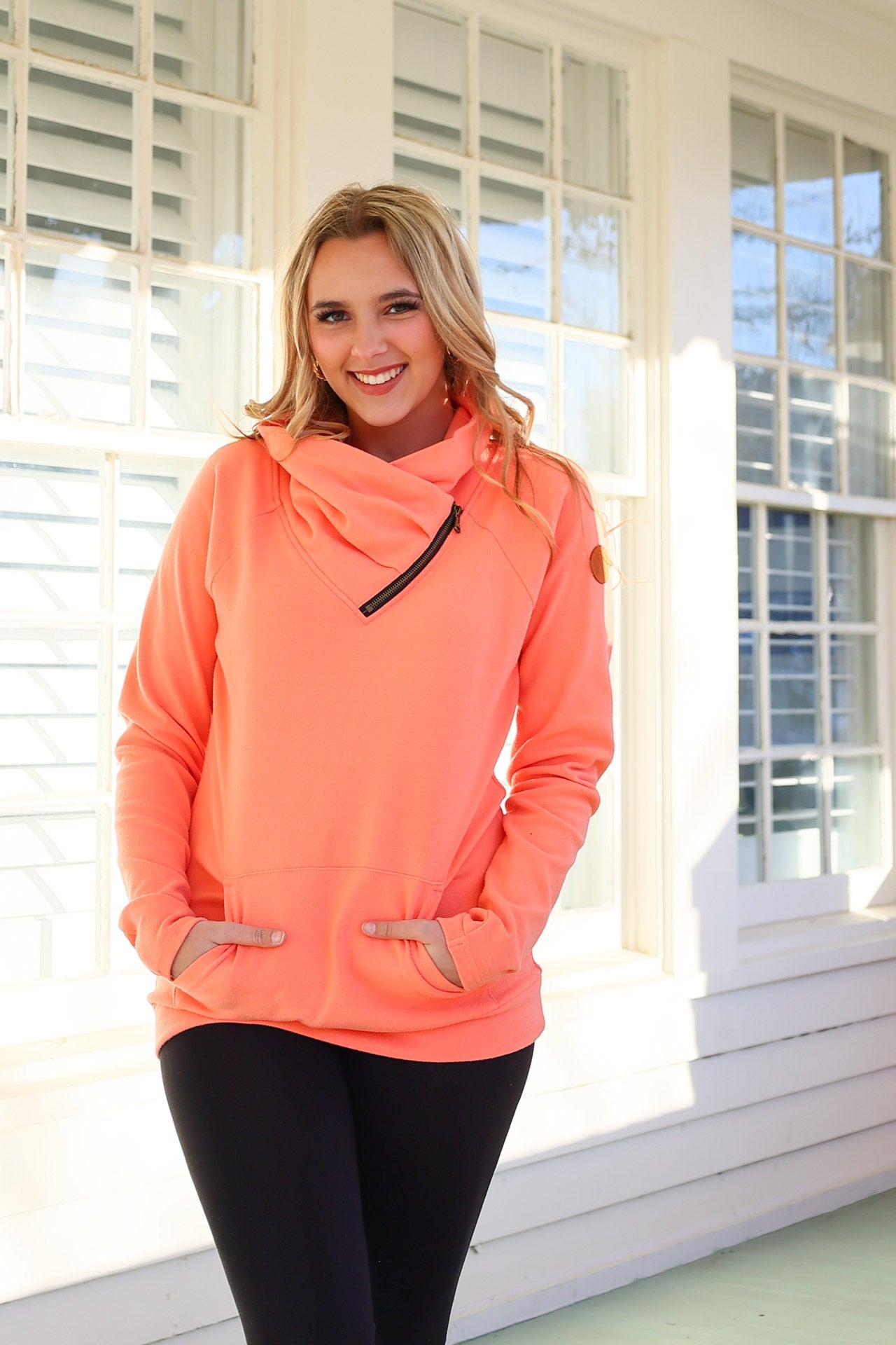 Classic Zoey ZipCowl Sweatshirt