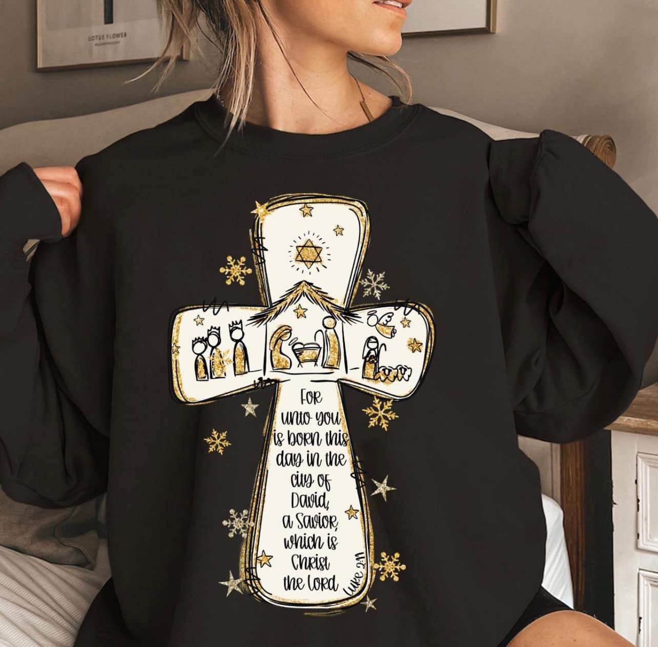 Watercolor Christmas Spirit Long Sleeve