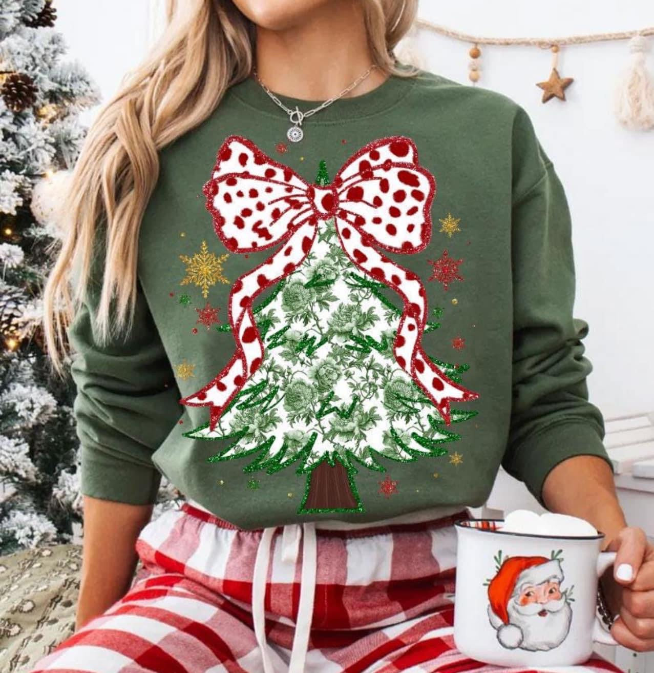 Watercolor Christmas Spirit T-Shirt