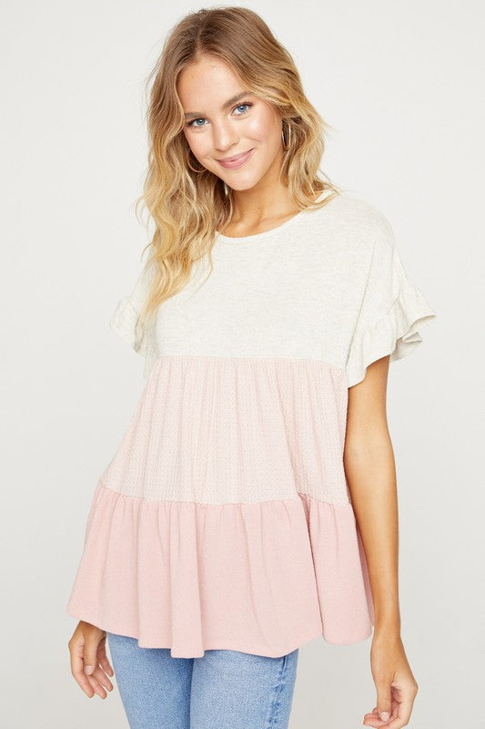 Ruffle Sleeve Top