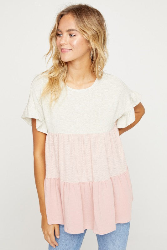 Ruffle Sleeve Top