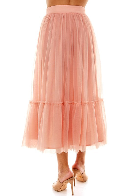 Tiered Tulle Skirt