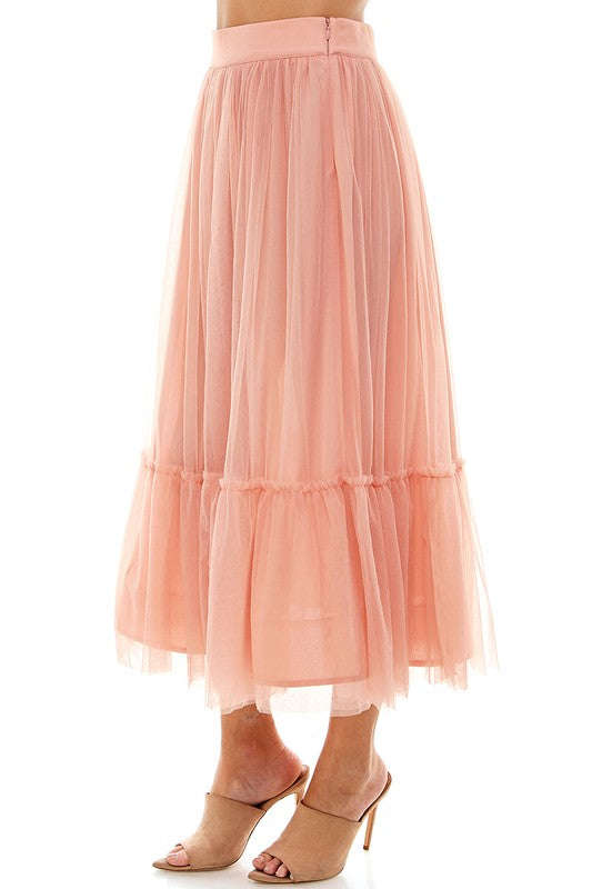 Tiered Tulle Skirt