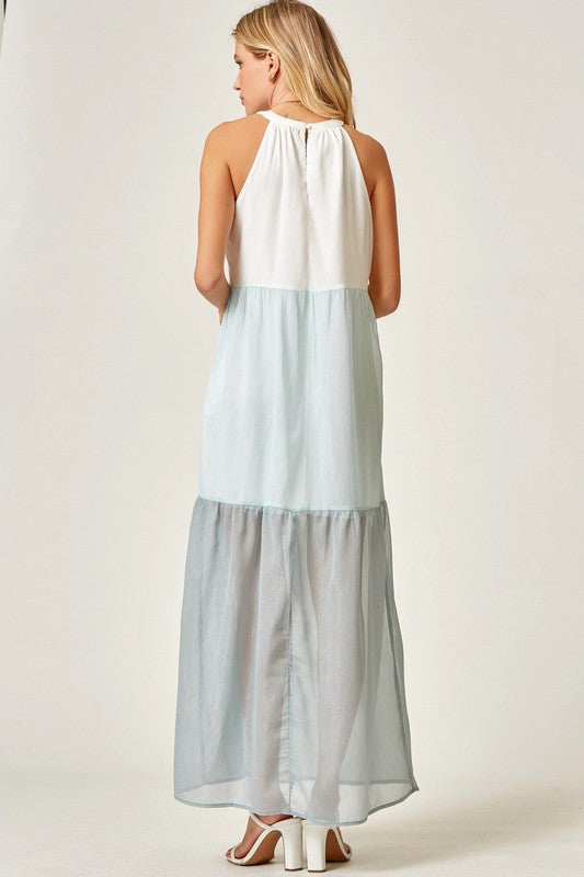 Colorblock Maxi Dress