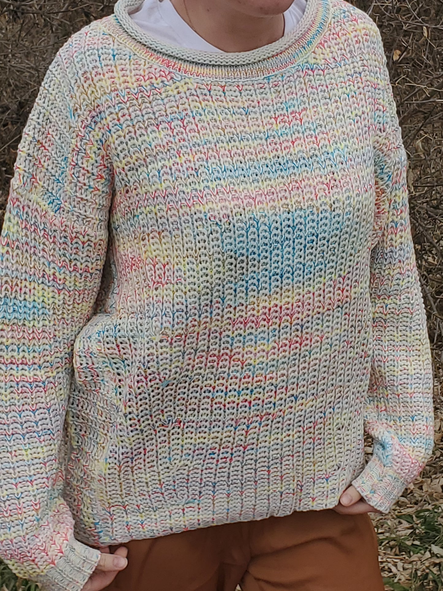 Multicolor Long Sleeve Sweater