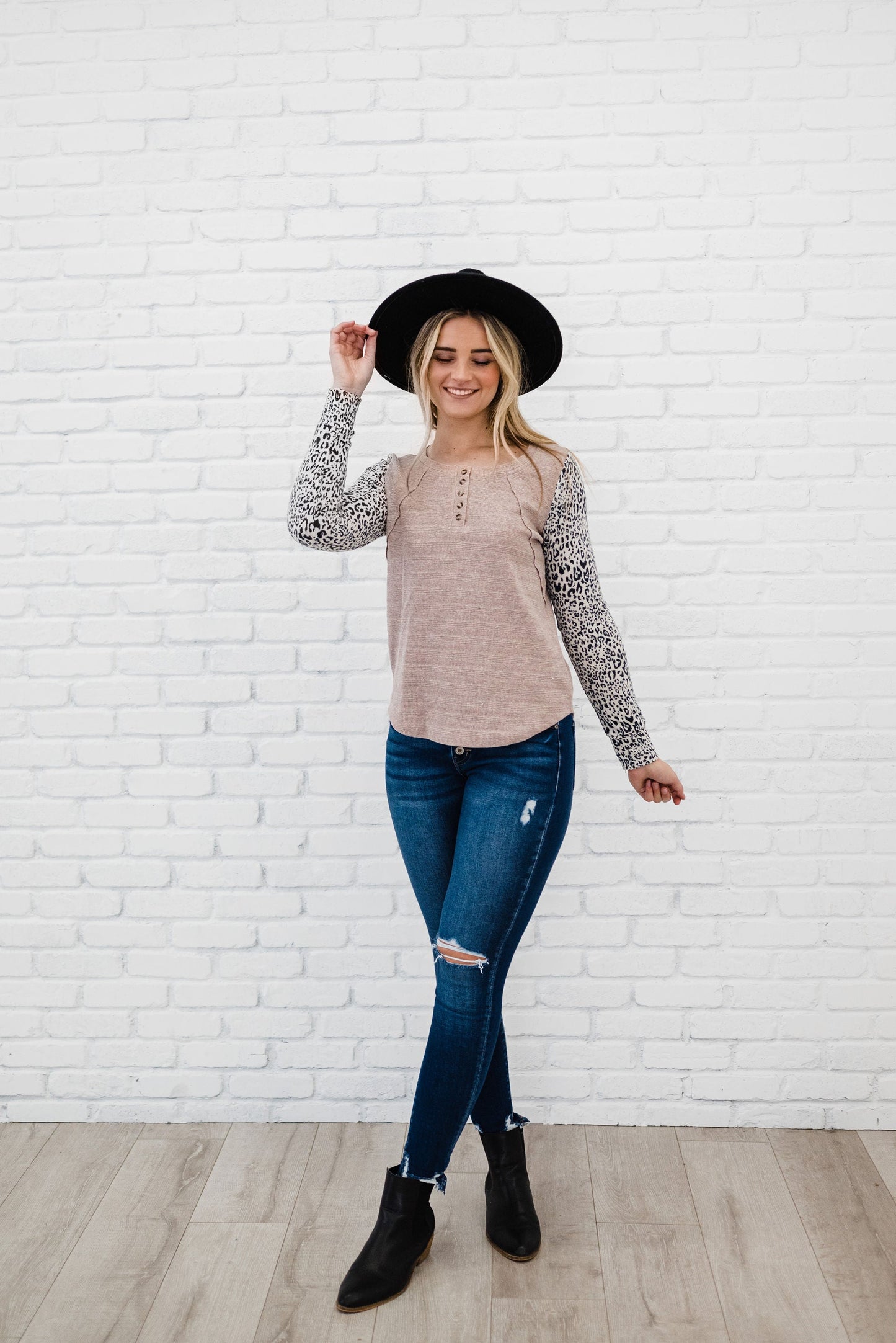 Too Wild Henley Top